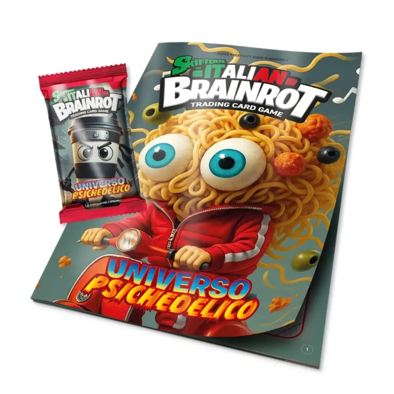 01. Skifidol Italian Brainrot TCG Universo Psichedelico Album + Starter Pack