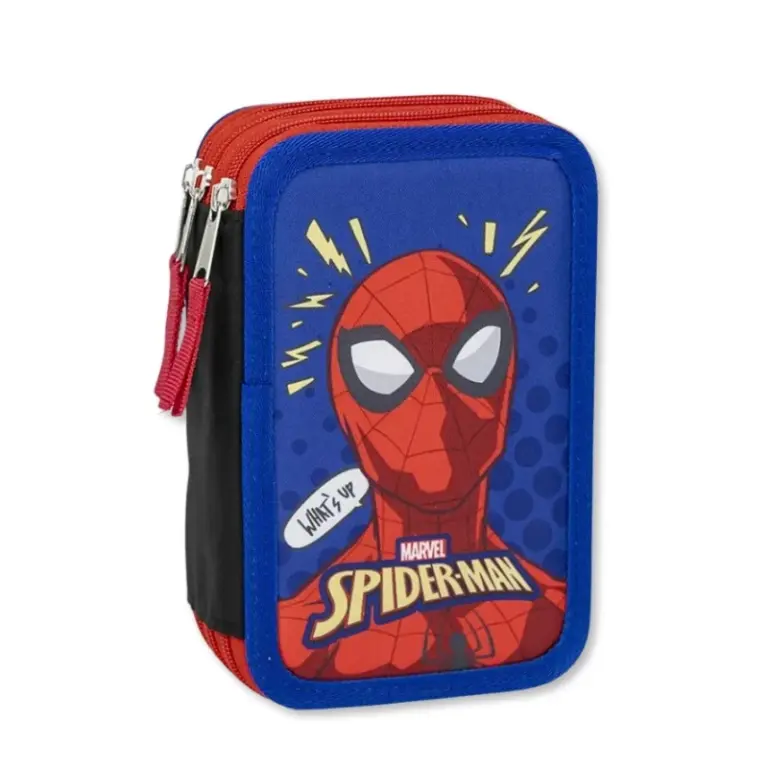 01. Spider Man 'What's Up' Troslojna Pernica S Priborom