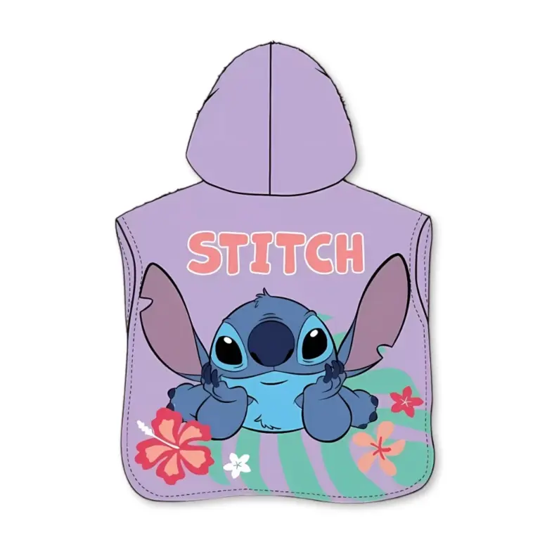 02. Lilo & Stitch 'Alien Paradise' Dječji Poncho Za Plažu, 50x115 Cm
