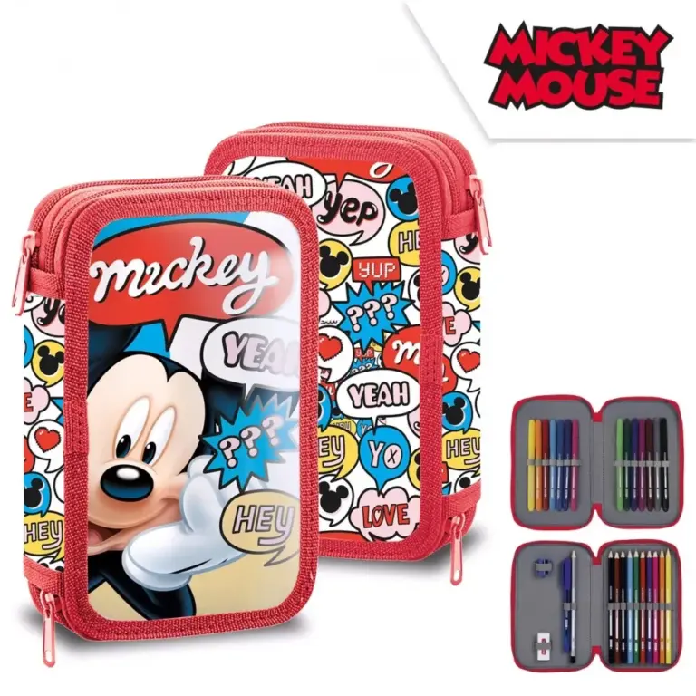 02. Mickey Dvoslojna Pernica S Priborom