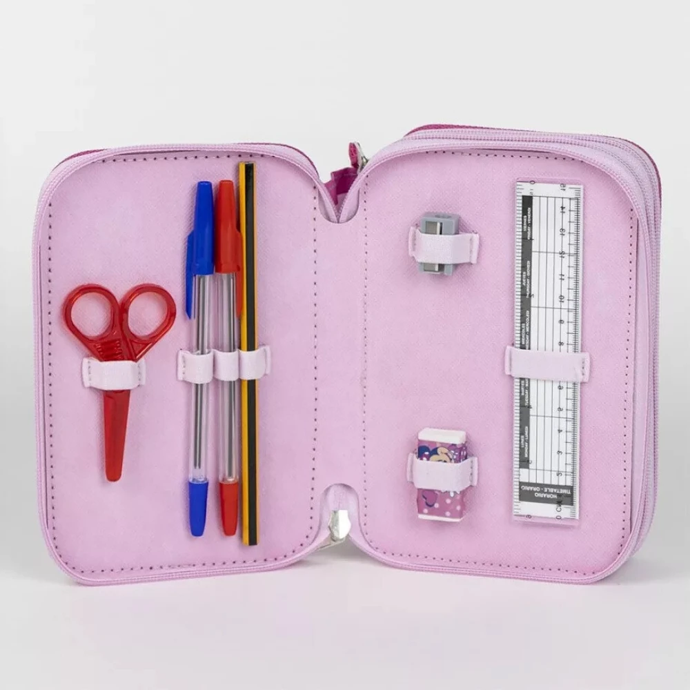 02. Minnie Mouse 'Dots' Troslojna Pernica S Priborom