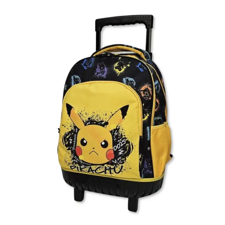02. Pokémon 'Skate Face' školska Torba Na Kotačiće