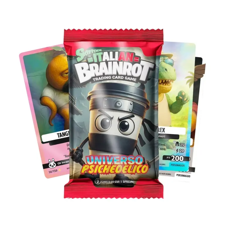 02. Skifidol Italian Brainrot TCG Universo Psichedelico Album + Starter Pack