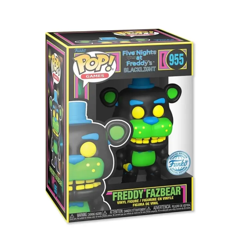 01. Funko Pop! Games Five Nights At Freddy’s Freddy (Blacklight) #955