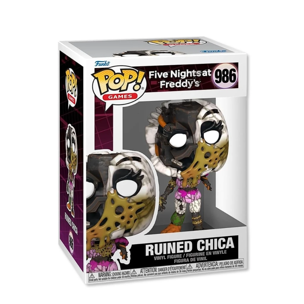 01. Funko Pop! Games Five Nights At Freddy’s Ruined Chica #986