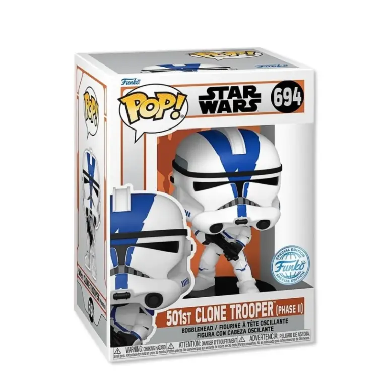 01. Funko Pop! Star Wars 501st Clone Trooper (Phase II) #694