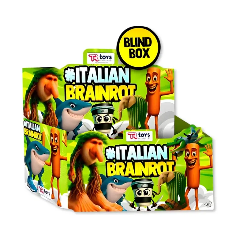 01. Italian Brainrot Blind Box Figurica + 3 Kolekcionarske Karte
