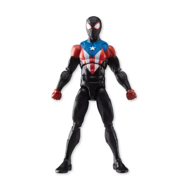 01. Marvel Legends Series Gamerverse Miles Morales (Boricua Suit) Figura, 15cm