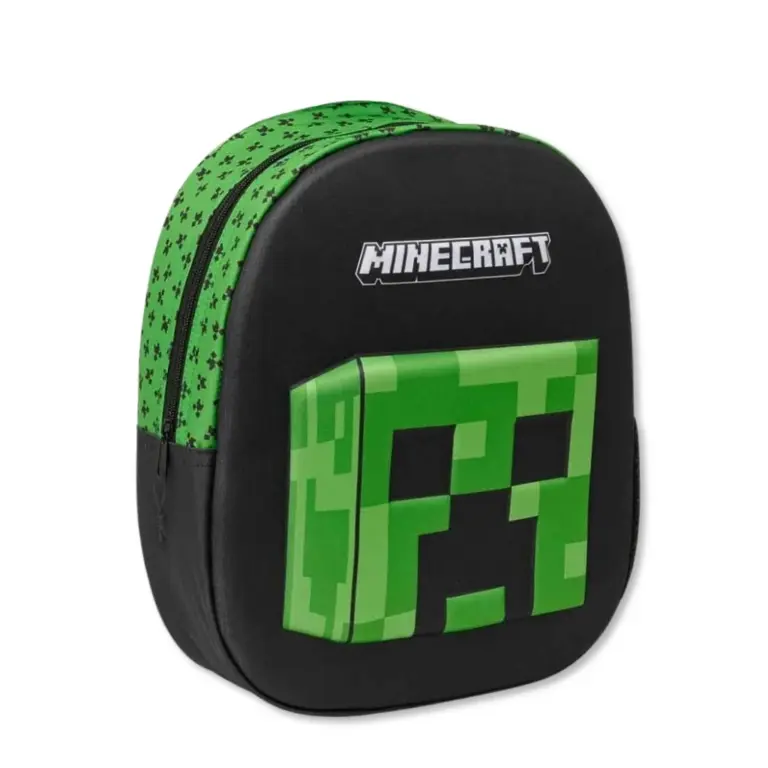 01. Minecraft 3D Dječji Ruksak Creeper
