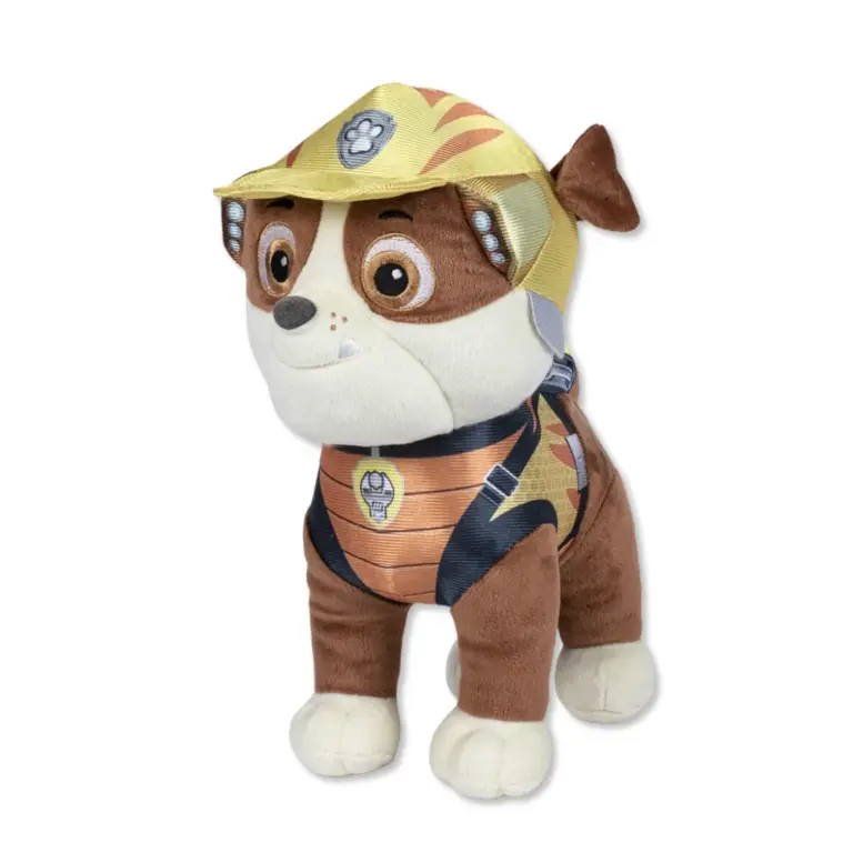 01. Paw Patrol Dino Rescue Rubble Plišana Igračka, 27cm