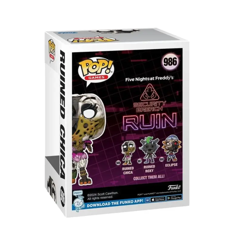 02. Funko Pop! Games Five Nights At Freddy’s Ruined Chica #986