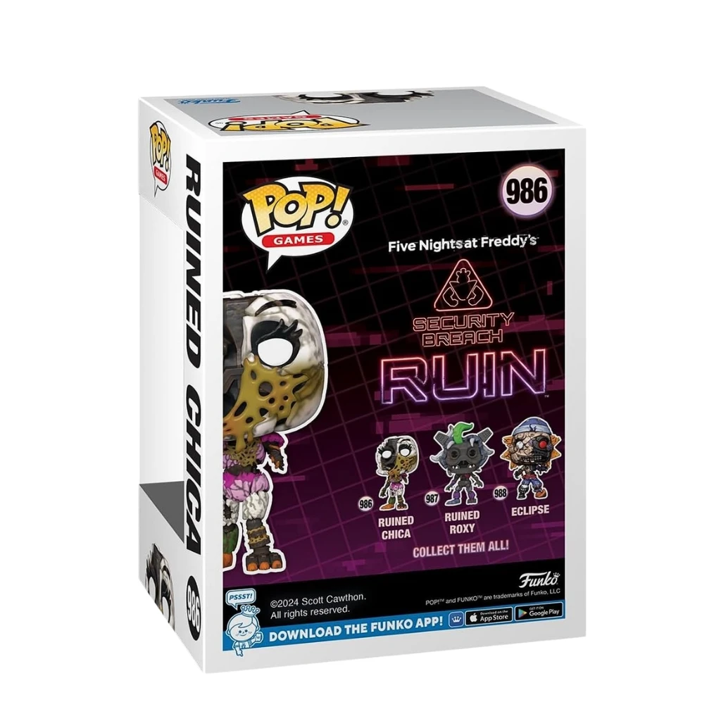 02. Funko Pop! Games Five Nights At Freddy’s Ruined Chica #986