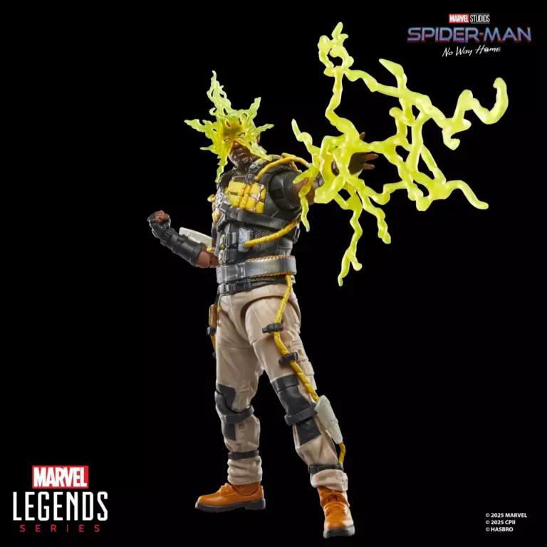 02. Marvel Legends Series Spider Man Marvel's Electro Figura, 15cm