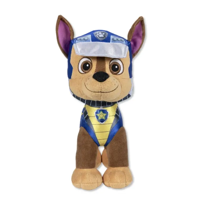 02. Paw Patrol Dino Rescue Chase Plišana Igračka, 27cm