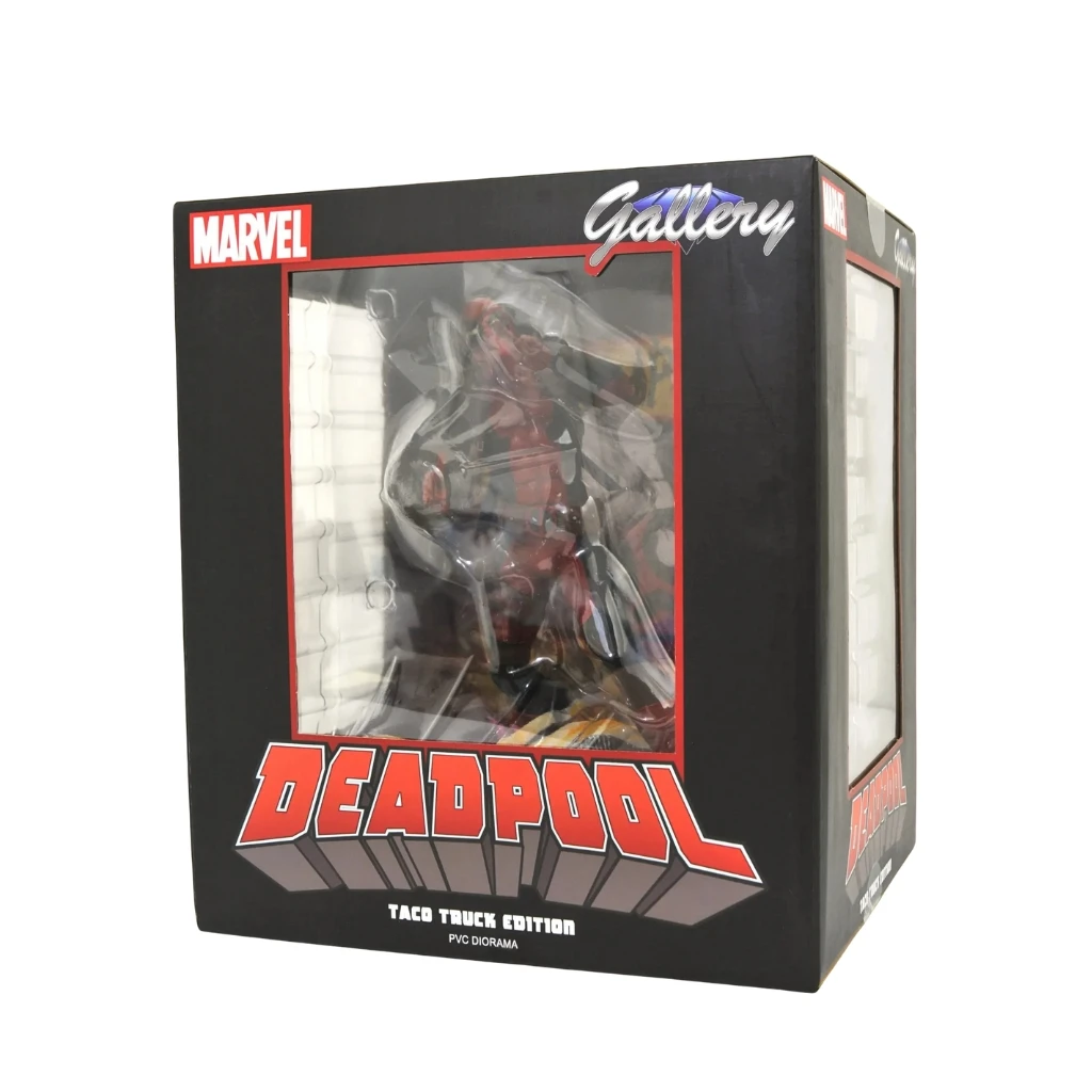03. Diamond Select Marvel Gallery Deadpool (Taco Truck) Figura, 25cm