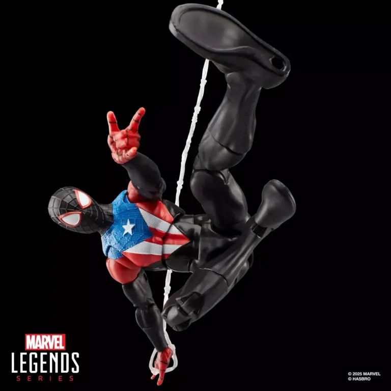 05. Marvel Legends Series Gamerverse Miles Morales (Boricua Suit) Figura, 15cm