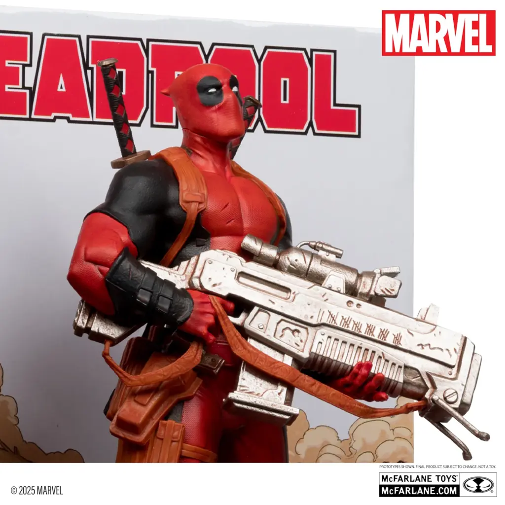 05. McFarlane Marvel Deadpool Figura, 27cm + Strip (Deadpool #1)