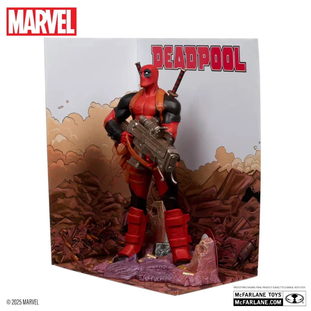 06. McFarlane Marvel Deadpool Figura, 27cm + Strip (Deadpool #1)