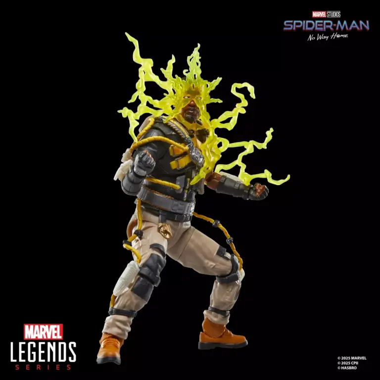 07. Marvel Legends Series Spider Man Marvel's Electro Figura, 15cm