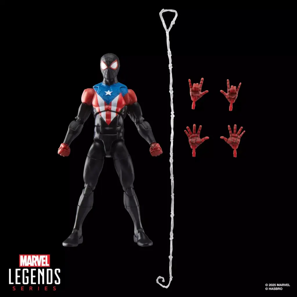 08. Marvel Legends Series Gamerverse Miles Morales (Boricua Suit) Figura, 15cm
