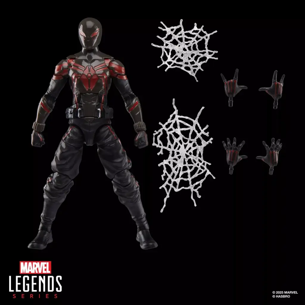 08. Marvel Legends Series Gamerverse Miles Morales (Brooklyn 2099) Figura, 15cm