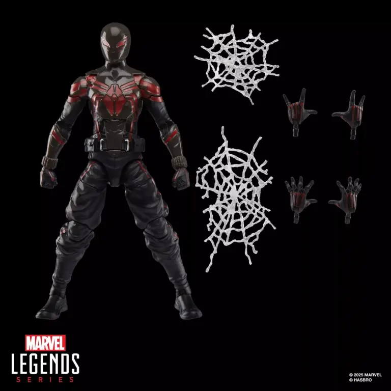 08. Marvel Legends Series Gamerverse Miles Morales (Brooklyn 2099) Figura, 15cm