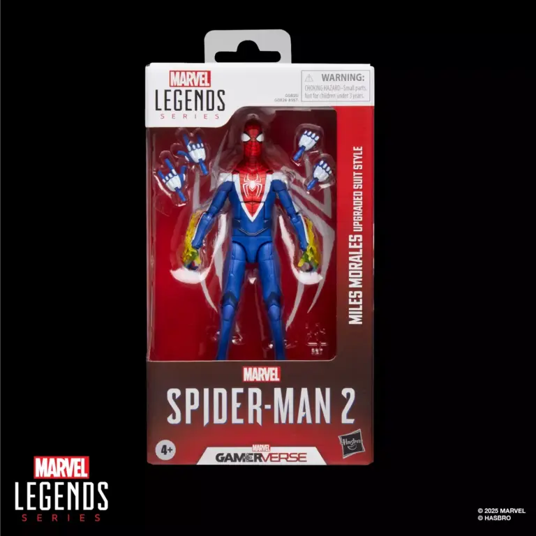 08. Marvel Legends Series Gamerverse Miles Morales (Upgraded Suit) Figura, 15cm