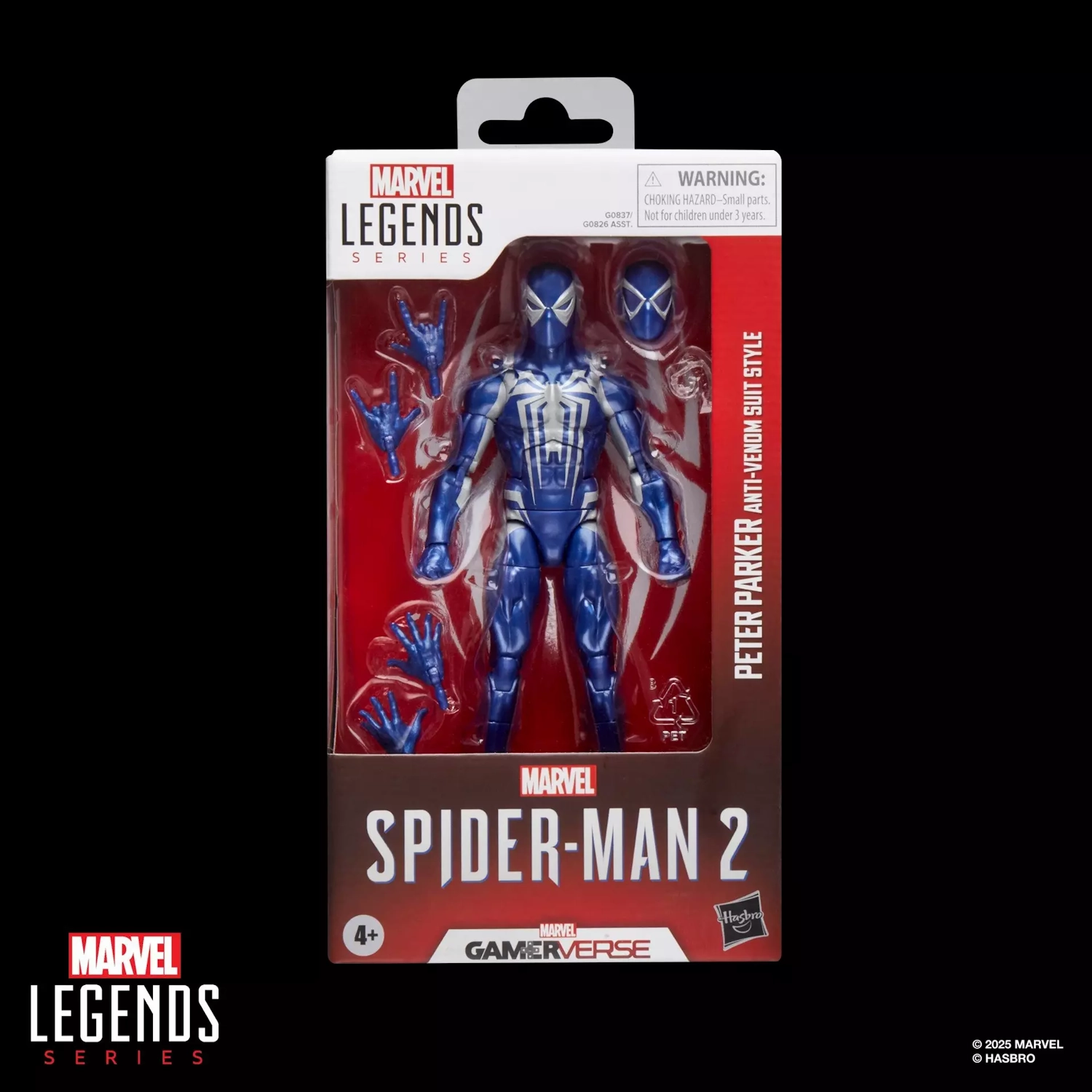 08. Marvel Legends Series Gamerverse Peter Parker (Anti Venom Suit) Figura, 15cm