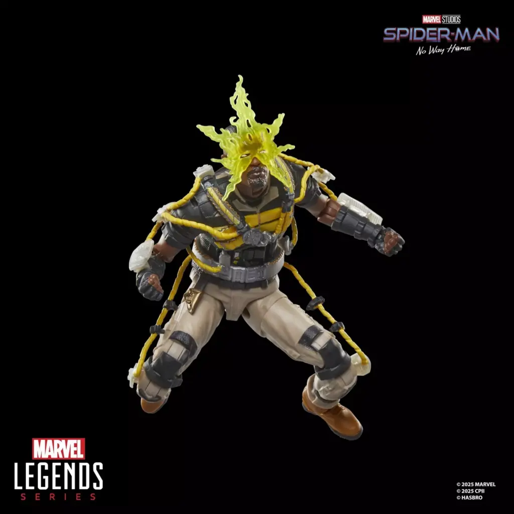 08. Marvel Legends Series Spider Man Marvel's Electro Figura, 15cm