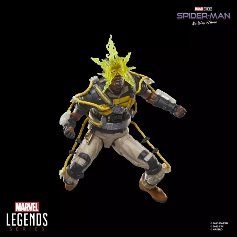 08. Marvel Legends Series Spider Man Marvel's Electro Figura, 15cm