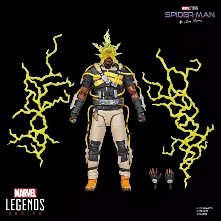 09. Marvel Legends Series Spider Man Marvel's Electro Figura, 15cm