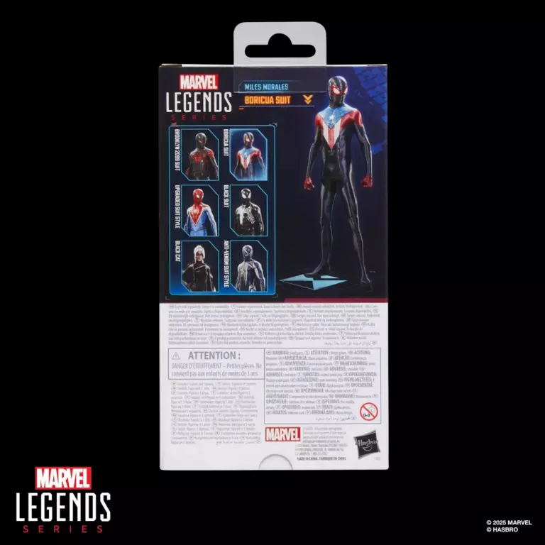10. Marvel Legends Series Gamerverse Miles Morales (Boricua Suit) Figura, 15cm