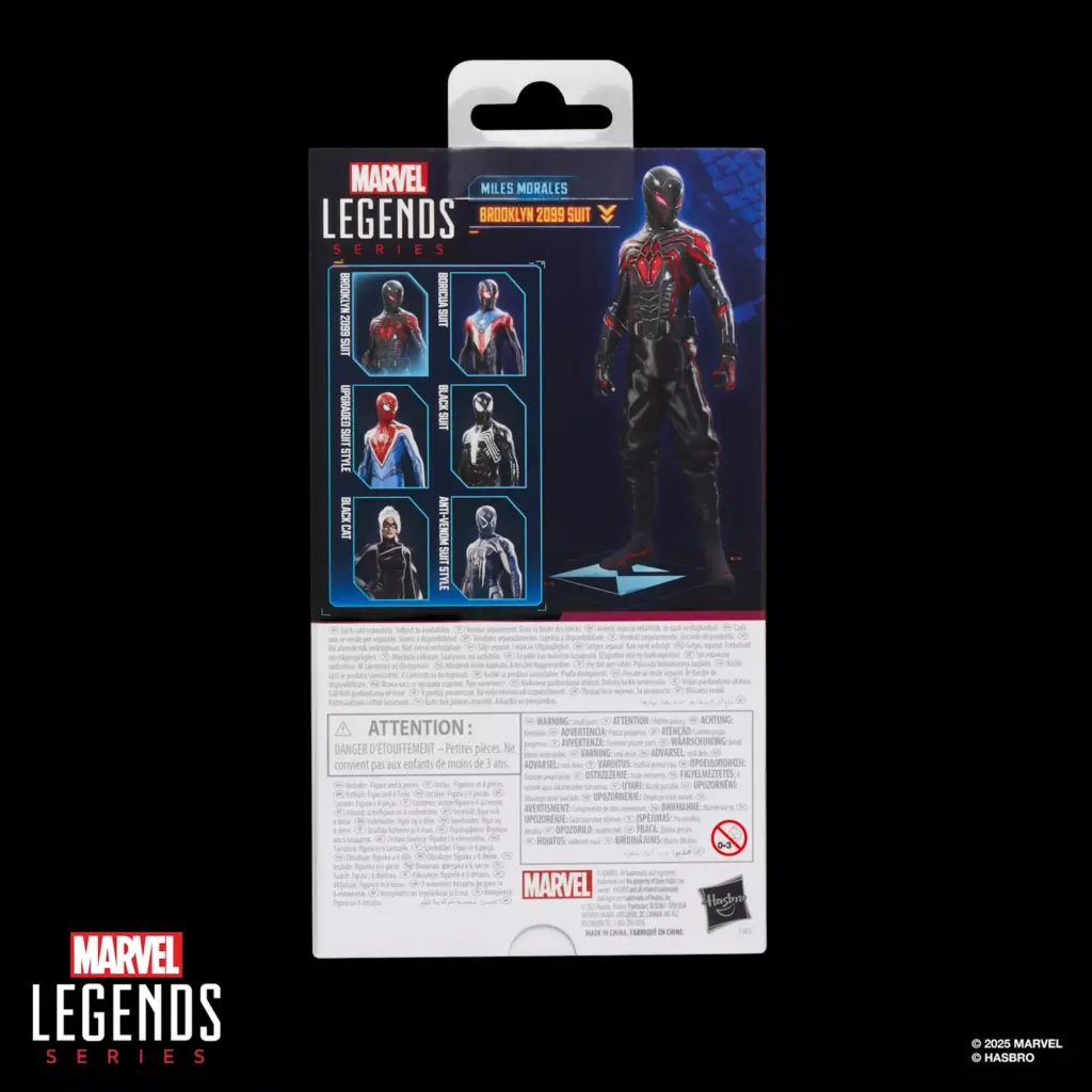 10. Marvel Legends Series Gamerverse Miles Morales (Brooklyn 2099) Figura, 15cm