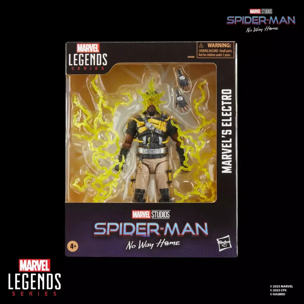 10. Marvel Legends Series Spider Man Marvel's Electro Figura, 15cm