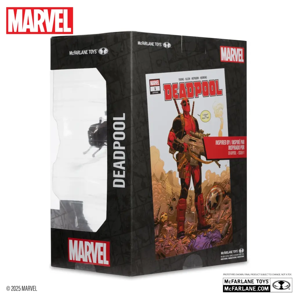 10. McFarlane Marvel Deadpool Figura, 27cm + Strip (Deadpool #1)