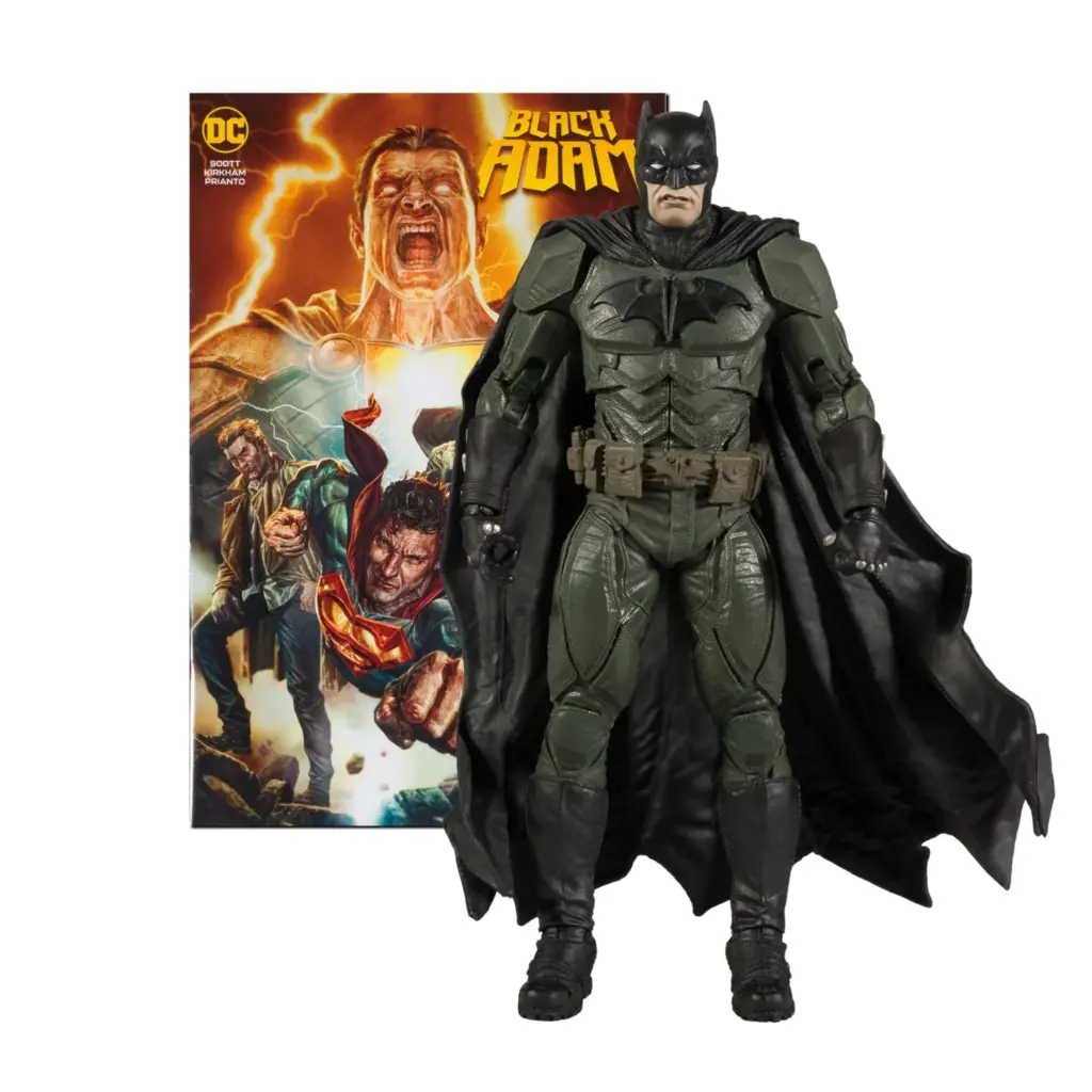 01. DC Comics Black Adam Strip + Batman Figura, 17cm