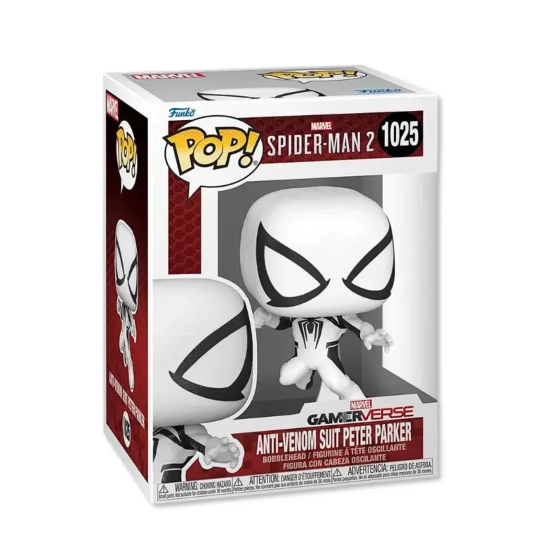 01. Funko Pop! Marvel Spider Man 2 Anti Venom Suit Peter Parker #1025