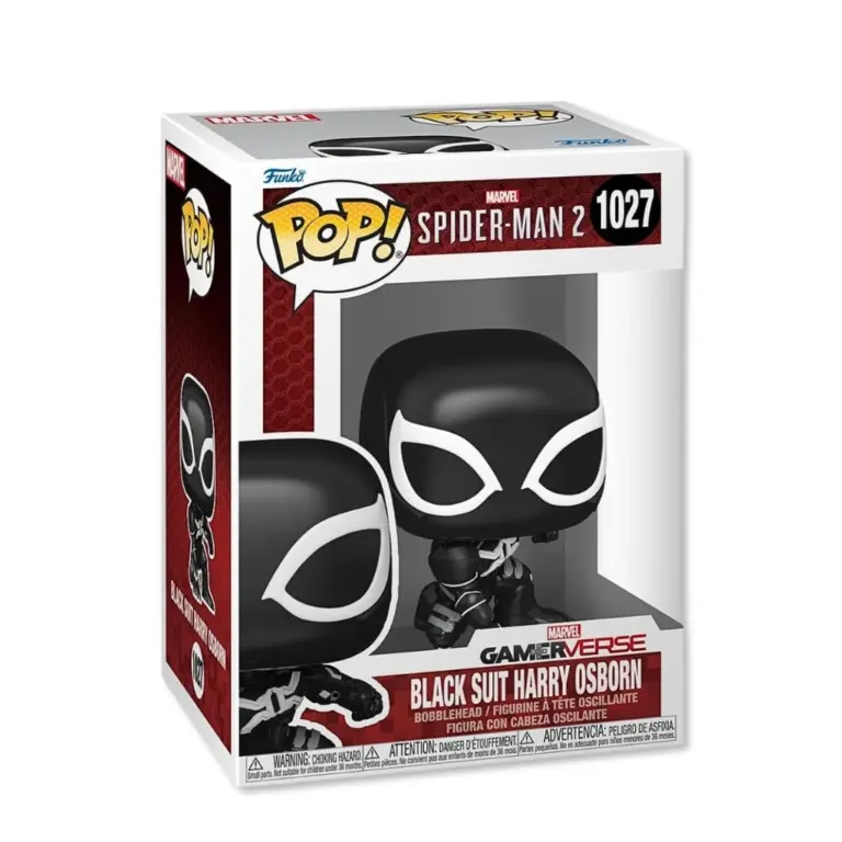 01. Funko Pop! Marvel Spider Man 2 Harry Osborn (Black Suit) #1027
