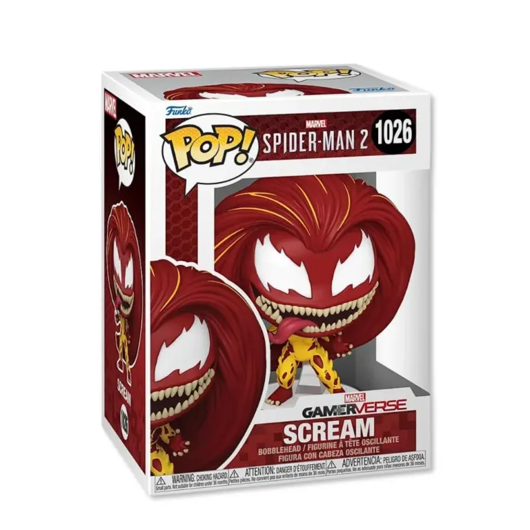 01. Funko Pop! Marvel Spider Man 2 Scream #1026