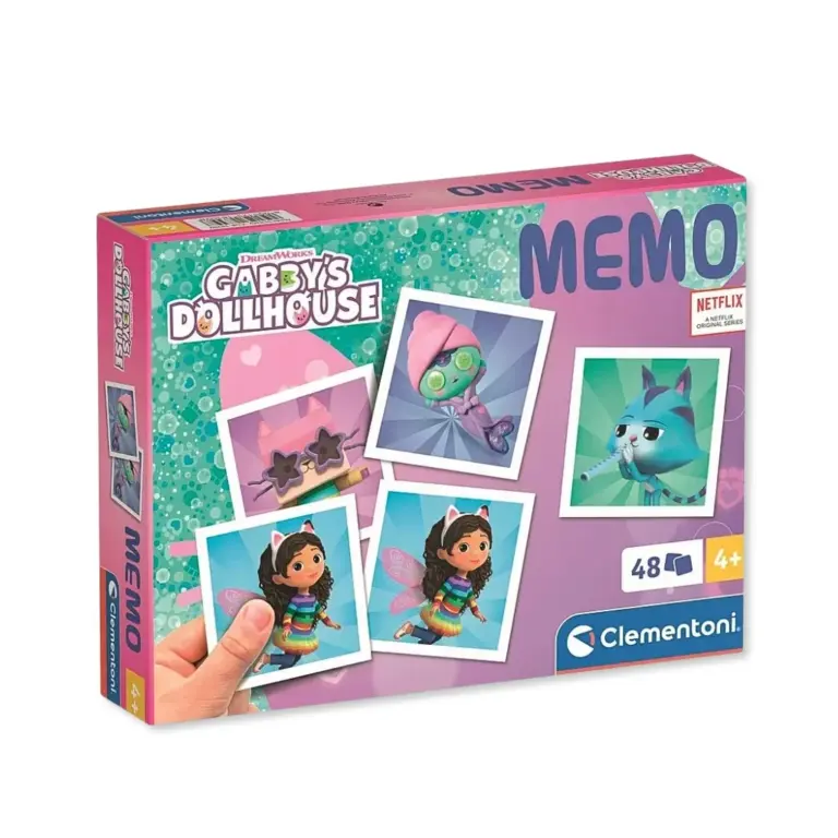 01. Memory Društvena Igra Gabby's Dollhouse, 48pcs