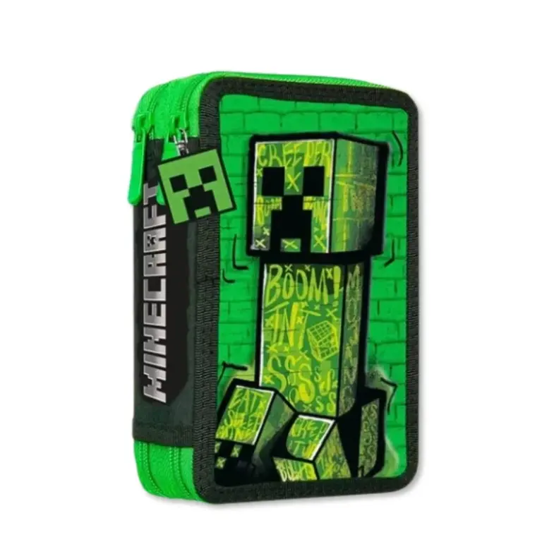 01. Minecraft 'Blocky Boom' Dvoslojna Pernica S Priborom