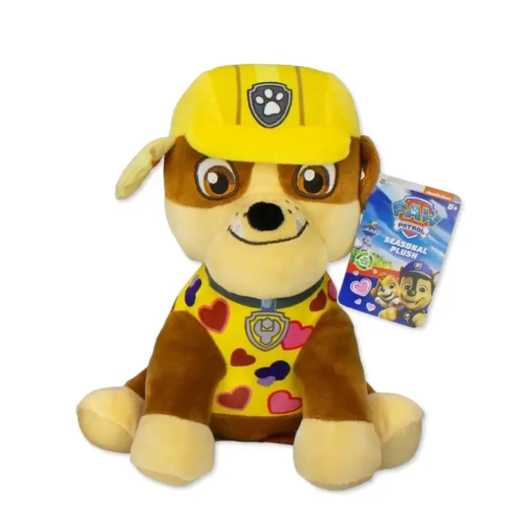 01. Paw Patrol Rubble 'Sitting' Plišana Igračka, 25cm