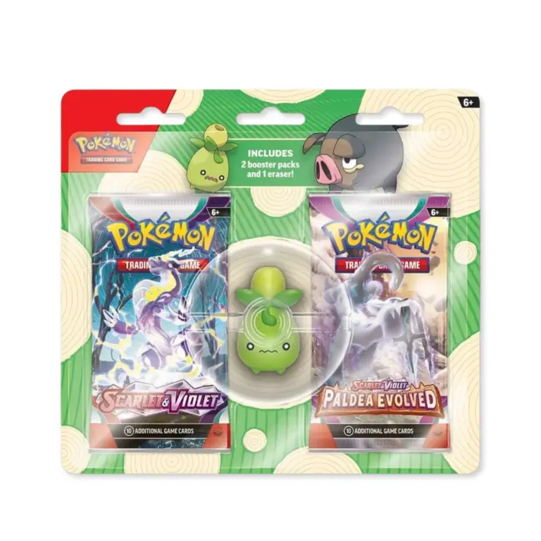 01. Pokémon TCG Back To School Eraser Blister (2023) Smoliv