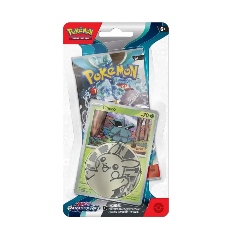 01. Pokémon TCG Paradox Rift Checklane Blister Pineco