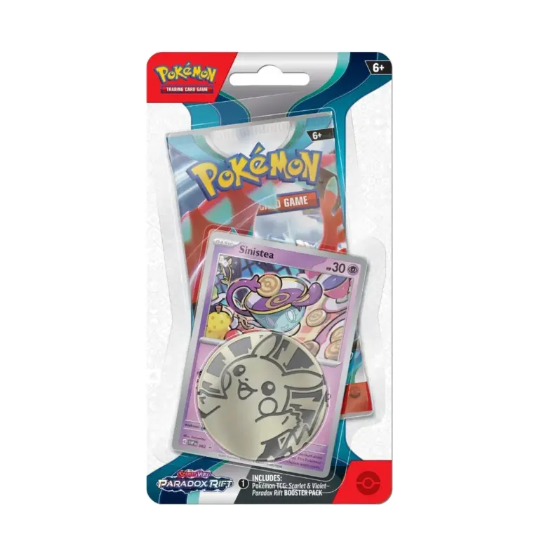 01. Pokémon TCG Paradox Rift Checklane Blister Sinistea