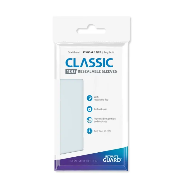 01. Ultimate Guard Card Sleeves (100) Standard Size