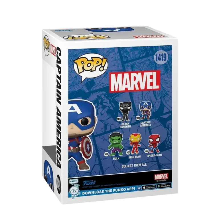 02. Funko Pop! Marvel New Classics Captain America #1419