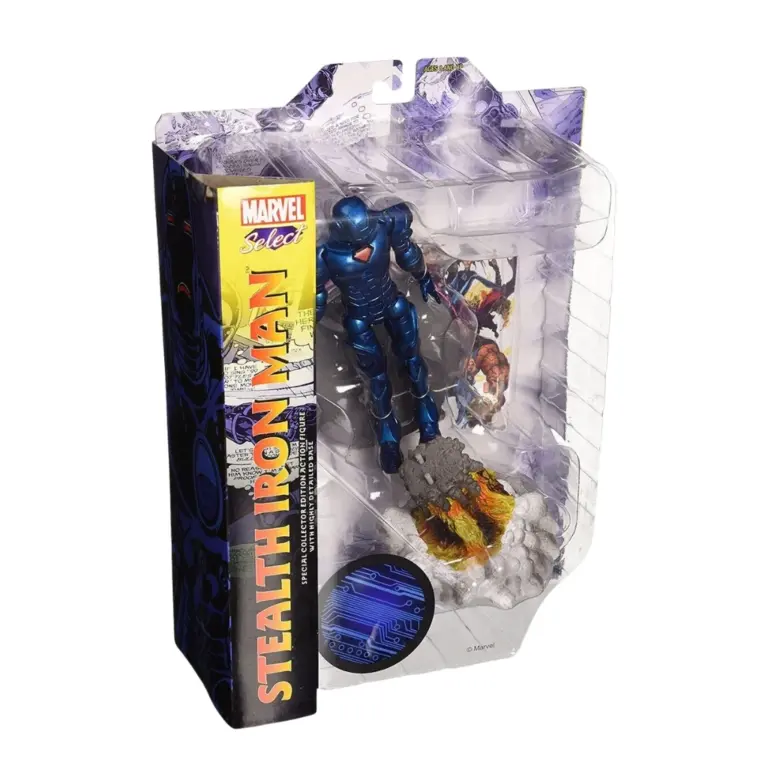 02. Marvel Select Stealth Iron Man Figura, 18cm