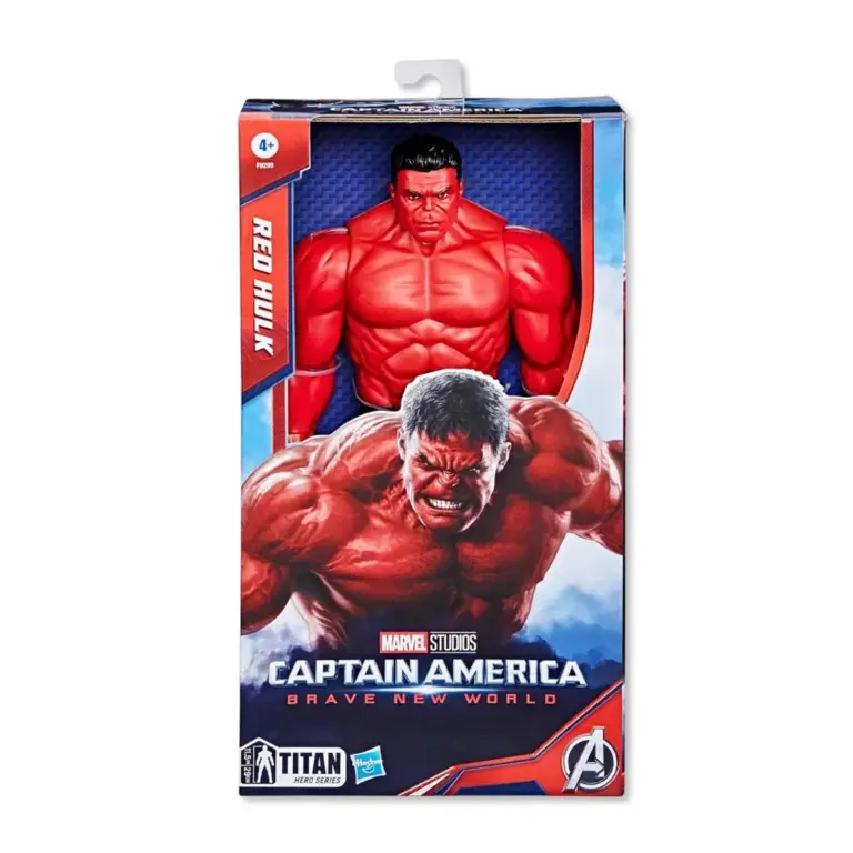 03. Hasbro Titan Hero Captain America Red Hulk Figura, 30cm