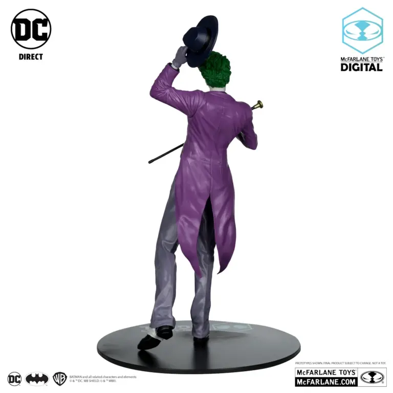 03. McFarlane Digital The Joker By Jason Fabok Figura, 29 Cm
